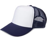 styleBREAKER "5-Panel Mesh Cap" 1 Stk. (44951931-0) weiß, navy