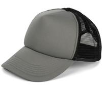 styleBREAKER "5-Panel Mesh Cap" 1 Stk. (71599707-0) grau, schwarz