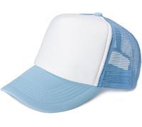 styleBREAKER "5-Panel Mesh Cap" 1 Stk. (83144767-0) weiß, hellblau