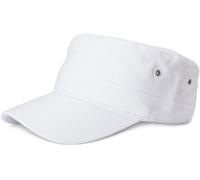 styleBREAKER "Cap im Military Stil" 1 Stk. (92285437-0) weiß