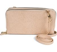 Umhängetasche STYLEBREAKER "2 in 1 Umhängetasche - Geldbörse", Damen, Gr. B/H/T: 10cm x 19cm x 4,5cm Einheitsgröße, beige, 100% Polyurethan PU. Futter: 100% Polyester PES., Taschen Umhängetasche (8446