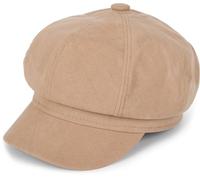 Ballonmütze STYLEBREAKER "Weiche Ballonmütze Einfarbig", Damen, braun (hellbraun), Obermaterial: 100% Polyester PES., Modisch, Mützen (10080618-0) hellbraun