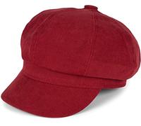 Ballonmütze STYLEBREAKER "Weiche Ballonmütze Einfarbig", Damen, rot (weinrot), Obermaterial: 100% Polyester PES., Modisch, Mützen (64721116-0) weinrot