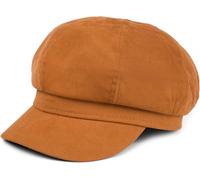 Ballonmütze STYLEBREAKER "Weiche Ballonmütze Einfarbig", Damen, braun (cognac), Obermaterial: 100% Polyester PES., Modisch, Mützen (90609238-0) cognac