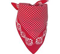 styleBREAKER Damen Bandana Halstuch Baumwolle Blumen | Quadratisches 50x50 cm Maß, atmungsaktive 100 % Naturfaser, vielseitig knotbar für Haar oder Hals, bei 30°C waschbar.