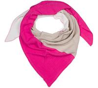 Dreieckstuch STYLEBREAKER "3-Farbiges Musselin Dreieckstuch", Damen, weiß (weiß, pink, hellgrau), Obermaterial: 100% Baumwolle CO., Modisch, Modetücher (15267206-0) weiß, pink, hellgrau