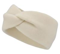 styleBREAKER Damen Feinstrick Stirnband mit Twist Knoten Detail | weiches elastisches Haarband | warmes Einfarbiges Kopfband für Herbst und Winter, Farbe:Creme