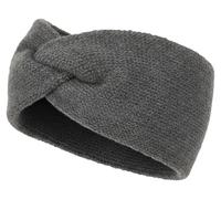 Stirnband STYLEBREAKER "Feinstrick Stirnband Twist Knoten", Damen, grau (dunkelgrau), Obermaterial: 100% Viskose CV., Modisch, Mützen Stirnband (53931151-0) dunkelgrau