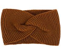 Stirnband STYLEBREAKER "Krausstrick Stirnband Twist Knoten", Damen, braun (cognac), Obermaterial: 100% Polyacryl PAN., Modisch, Mützen Stirnband (11540721-0) cognac