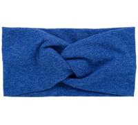 styleBREAKER Damen Haarband in Feinripp Optik mit Schleife, Twist Knoten, Stirnband, Headband 04026009, Farbe:Blau meliert