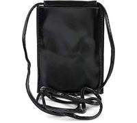 styleBREAKER Damen Handy Umhängetasche Metallic Glanz PU | 11,5x15 cm Crossbody Bag für das Smartphone, offenes Hauptfach, 2 Kartenfächer, weiches Innenfutter, 143 cm Gurt.