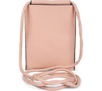 styleBREAKER Damen Handy Umhängetasche Metallic Glanz PU | 11,5x15 cm Crossbody Bag für das Smartphone, offenes Hauptfach, 2 Kartenfächer, weiches Innenfutter, 143 cm Gurt.
