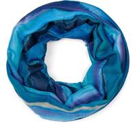 Loop STYLEBREAKER "Bunter Loop Aquarell Farbverlauf Streifen", Damen, blau (dunkelblau, blau), Obermaterial: 100% Viskose CV., Modisch, Modetücher Loop (18875039-0) dunkelblau, blau
