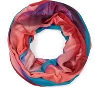 Loop STYLEBREAKER "Bunter Loop Aquarell Farbverlauf Streifen", Damen, rot (rot, orange), Obermaterial: 100% Viskose CV., Modisch, Modetücher Loop (70156734-0) rot, orange