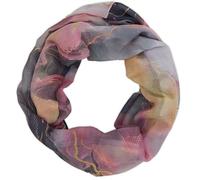 Loop STYLEBREAKER "Loop Aquarell Glow Metallic Akzente", Damen, rosa (rose, grau), Obermaterial: 100% Viskose CV., Modisch, Modetücher Loop (45350941-0) rose, grau