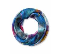 Loop STYLEBREAKER "Loop Aquarell Glow Metallic Akzente", Damen, blau (türkis, blau, lila), Obermaterial: 100% Viskose CV., Modisch, Modetücher Loop (10476005-0) türkis, blau, lila