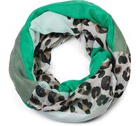 Loop STYLEBREAKER "Leo Loop Schal im Colour Blocking Style", Damen, grün (grün, mint), Obermaterial: 100% Viskose CV., Modisch, Modetücher Loop (57691901-0) grün, mint