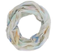 Loop STYLEBREAKER "Loop mit Brushstroke Herz Muster", Damen, beige (beige, mint), Obermaterial: 100% Viskose CV., Modisch, Modetücher Loop (27507669-0) beige, mint