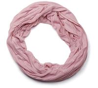 styleBREAKER Damen Loop Schal Jersey Baumwollmix 43x85cm, Flieder