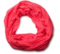 Loop STYLEBREAKER "Jersey Loop in Crash Optik", Damen, rot (neonrot), Obermaterial: 80% Viskose CV. 20% Baumwolle CO., Modisch, Modetücher Loop (81077102-0) neonrot