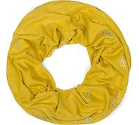 Loop STYLEBREAKER "Loop Schal mit Glitzer und Pailletten Punkte", Damen, gelb (curry), Obermaterial: 50% Viskose CV. 50% Polyester PES., Modisch, Modetücher Loop (25447836-0) curry