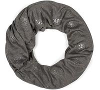 Loop STYLEBREAKER "Loop Schal mit Glitzer und Pailletten Punkte", Damen, grau (dunkelgrau meliert), Obermaterial: 50% Viskose CV. 50% Polyester PES., Modisch, Modetücher Loop (82612923-0) dunkelgrau m