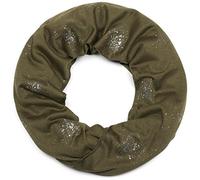 Loop STYLEBREAKER "Loop Schal mit Glitzer und Pailletten Punkte", Damen, grün (oliv), Obermaterial: 50% Viskose CV. 50% Polyester PES., Modisch, Modetücher Loop (47934930-0) oliv