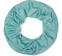 Loop STYLEBREAKER "Loop Schal mit Glitzer und Pailletten Punkte", Damen, blau (ozeanblau), Obermaterial: 50% Viskose CV. 50% Polyester PES., Modisch, Modetücher Loop (17112039-0) ozeanblau