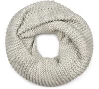styleBREAKER Damen Loop Schal Strick Bubblemuster | 69x35 cm Maß, 2-mal eng umwickelbar, weiches kratzfreies Himbeer-Raspberry-Design, Made in Italy (Europa).