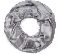 Loop STYLEBREAKER "Seidiger Einfarbiger Loop", Damen, grau, Obermaterial: 100% Viskose CV., Modisch, Modetücher Loop (49036621-0) grau