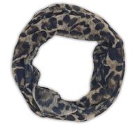 Loop STYLEBREAKER "Loop Schal mit Leoparden Muster", Damen, braun (braun, schwarz), Obermaterial: 100% Viskose CV., Modisch, Modetücher Loop (51661150-0) braun, schwarz