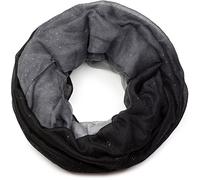 Loop STYLEBREAKER "Glitzer Loop mit Farbverlauf", Damen, schwarz (schwarz, grau), Obermaterial: 100% Viskose CV., Modisch, Modetücher Loop (64205250-0) schwarz, grau