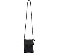 styleBREAKER Damen Mini Umhängetasche Ethno Nieten Boho | Crossbody-Bag (14x19 cm) mit Cutout-Muster, Hauptfach mit Zipper, offenes Rückfach, 130 cm Schulterriemen.