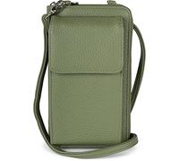 styleBREAKER Damen Mini Umhängetasche Handyfach RFID | 19x11x5,5 cm Crossbody-Bag, 8 Steckplätze für Bankkarten, 3 große Fächer, Münz-Zipper, 71-128 cm Gurt, für 6,5 Zoll.