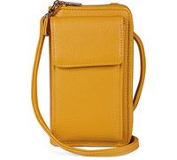 styleBREAKER Damen Mini Umhängetasche Handyfach RFID | 19x11x5,5 cm Crossbody-Bag, 8 Steckplätze für Bankkarten, 3 große Fächer, Münz-Zipper, 71-128 cm Gurt, für 6,5 Zoll.