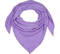 Dreieckstuch STYLEBREAKER "Musselin Dreiecktuch Einfarbig", Damen, lila (flieder), Obermaterial: 100% Baumwolle CO., Modisch, Modetücher (14274668-0) flieder