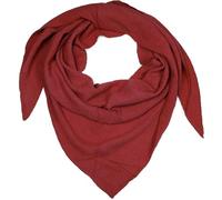 styleBREAKER Damen Musselin Dreieckstuch aus 100% Baumwolle | Weiches und leichtes Halstuch für Damen Unifarben | Stylisches Tuch für jede Jahreszeit - Made in Italy, 196 x 84 cm, Weinrot