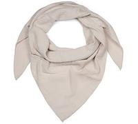 styleBREAKER Damen Musselin Dreieckstuch Baumwolle Unifarben | 196x84 cm XXL Format, Made in Italy, 100% Naturfaser, atmungsaktiv, luftig leicht für Frühling und Sommer, flexibel nutzbar.