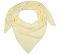 styleBREAKER Damen Musselin Dreieckstuch Baumwolle Unifarben | 196x84 cm XXL Format, Made in Italy, 100% Naturfaser, atmungsaktiv, luftig leicht für Frühling und Sommer, flexibel nutzbar.