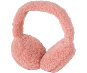 styleBREAKER Damen Ohrenschützer aus Teddyplüsch | Flauschige Earmuffs mit flexiblem Bügel | Warme Teddyfell Ohrenwärmer für Winter Spaziergänge und Freizeit, Farbe:Rosa