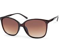 Sonnenbrille STYLEBREAKER "Sonnenbrille mit ovalen Oversize Gläsern", Damen, braun (gestell braun, glas braun verlauf), Modisch, Sonnenbrillen Sonnenbrille (64497103-0) gestell braun, glas braun verla