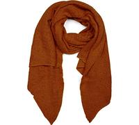 XXL-Schal STYLEBREAKER "Asymmetrischer unifarbener Web Schal", Damen, braun (cognac), Obermaterial: 100% Viskose CV., Modisch, Modetücher (53334465-0) cognac