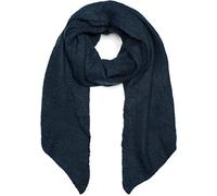 XXL-Schal STYLEBREAKER "Asymmetrischer unifarbener Web Schal", Damen, blau (dunkelblau), Obermaterial: 100% Viskose CV., Modisch, Modetücher (21684356-0) dunkelblau