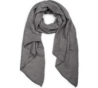 XXL-Schal STYLEBREAKER "Asymmetrischer unifarbener Web Schal", Damen, grau, Obermaterial: 100% Viskose CV., Modisch, Modetücher (69312752-0) grau