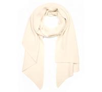 XXL-Schal STYLEBREAKER "Asymmetrischer unifarbener Web Schal", Damen, weiß (creme), Obermaterial: 100% Viskose CV., Modisch, Modetücher (76313536-0) creme