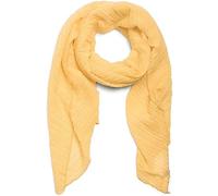 styleBREAKER Damen Schal fein gekreppt | Leichter Plissee-Schal für stilvolle Looks | Elegantes Halstuch mit fließenden Falten | Modisch Vielseitig & Angenehm weich | 96 x 192 cm, Farbe:Gelb
