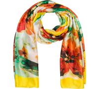 Schal STYLEBREAKER "Schal mit Aquarell Blumen Muster", Damen, gelb, Obermaterial: 100% Viskose CV., Modisch, Modetücher Schal (17620453-0) gelb