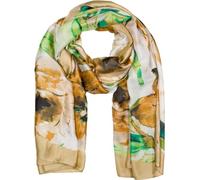 Schal STYLEBREAKER "Schal mit Aquarell Blumen Muster", Damen, braun (hellbraun), Obermaterial: 100% Viskose CV., Modisch, Modetücher Schal (58507407-0) hellbraun