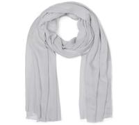 Schal STYLEBREAKER "Leichter Schal Einfarbig", Damen, grau (hellgrau), Obermaterial: 50% Viskose CV. 50% Baumwolle CO., Modisch, Modetücher Schal (65476855-0) hellgrau