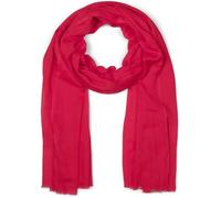 styleBREAKER Damen Schal Leicht Transparent Viskose, Rot